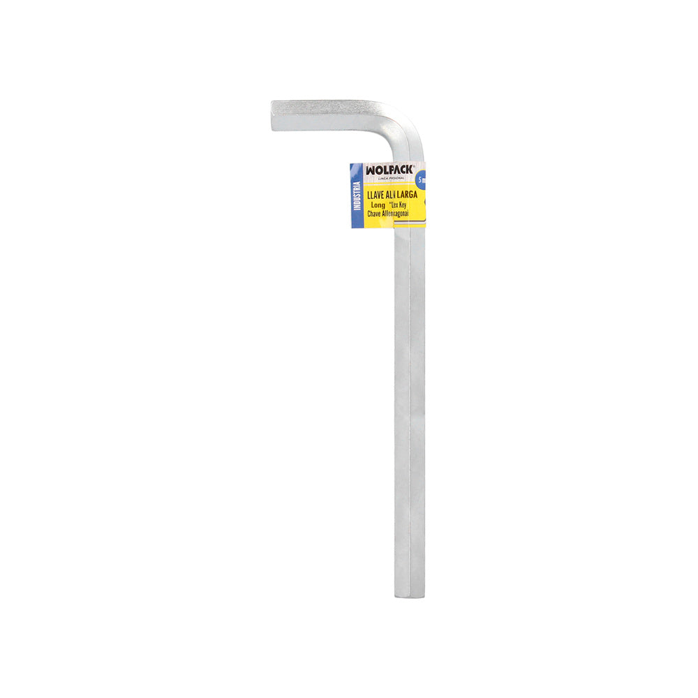 Llave allen larga acero cromo vanadio profesional 5,0 mm llave hexagonal, llave allen taller mecánica, llave allen bricolaje