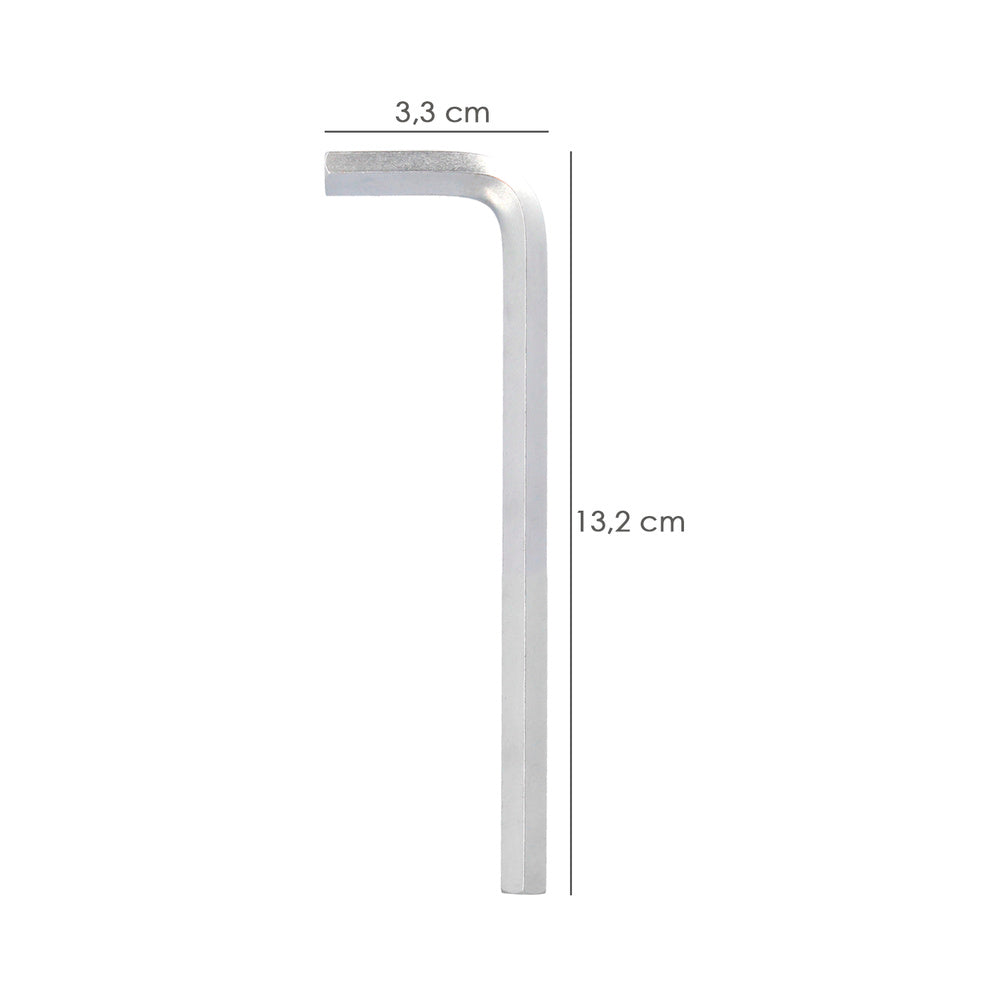 Llave allen larga acero cromo vanadio profesional 6,0 mm llave hexagonal, llave allen taller mecánica, llave allen bricolaje