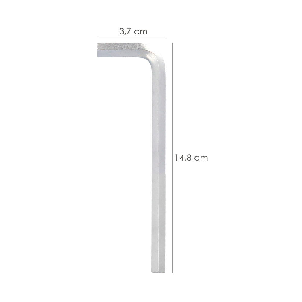 Llave allen larga acero cromo vanadio profesional 7,0 mm llave hexagonal, llave allen taller mecánica, llave allen bricolaje