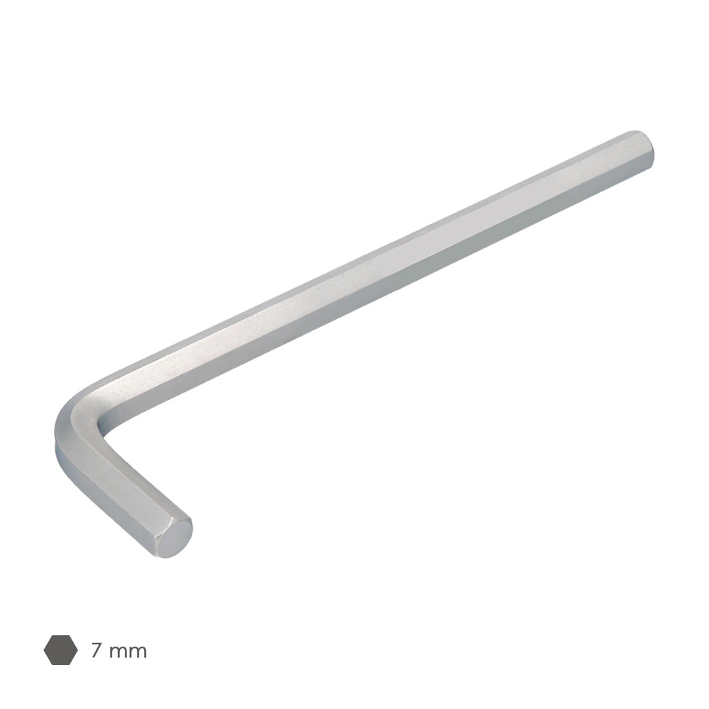 Llave allen larga acero cromo vanadio profesional 7,0 mm llave hexagonal, llave allen taller mecánica, llave allen bricolaje