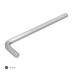 Llave allen larga acero cromo vanadio profesional 8,0 mm llave hexagonal, llave allen taller mecánica, llave allen bricolaje