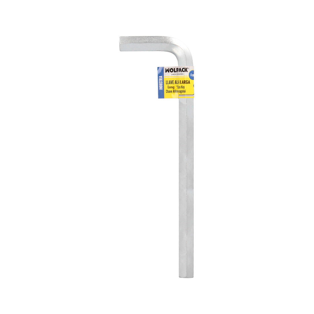 Llave allen larga acero cromo vanadio profesional 8,0 mm llave hexagonal, llave allen taller mecánica, llave allen bricolaje