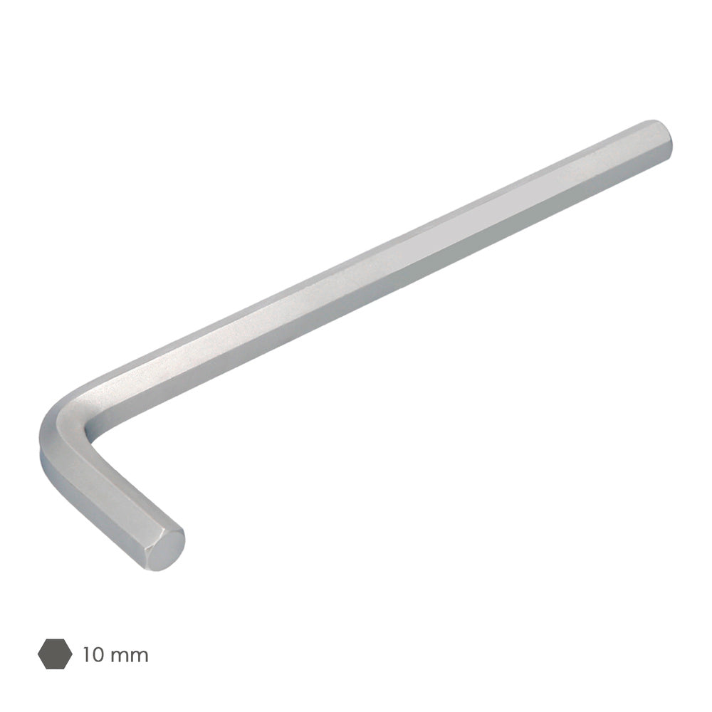 Llave allen larga acero cromo vanadio profesional 10,0 mm llave hexagonal, llave allen taller mecánica, llave allen bricolaje