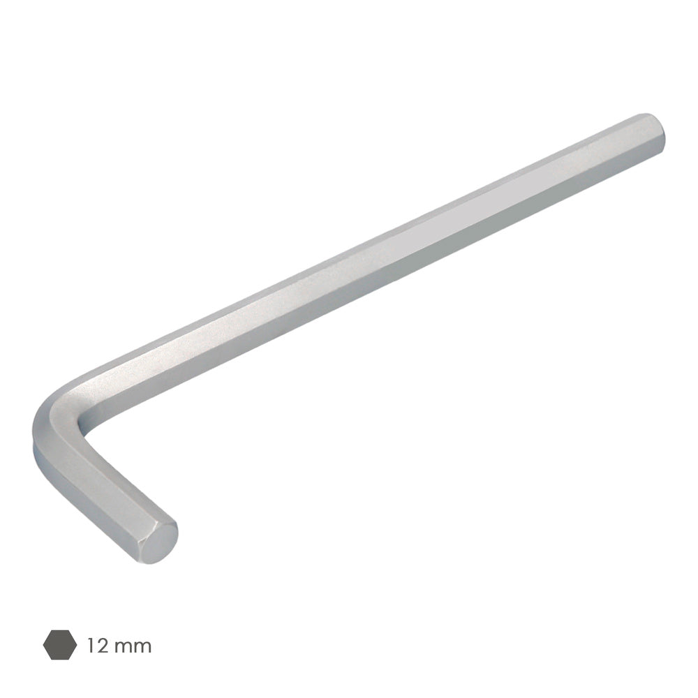 Llave allen larga acero cromo vanadio profesional 12,0 mm llave hexagonal, llave allen taller mecánica, llave allen bricolaje