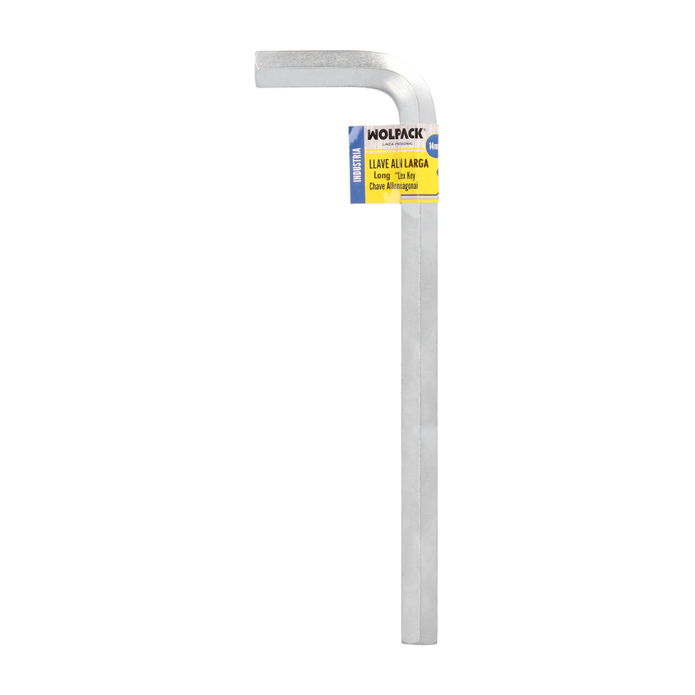 Llave allen larga acero cromo vanadio profesional 14,0 mm llave hexagonal, llave allen taller mecánica, llave allen bricolaje