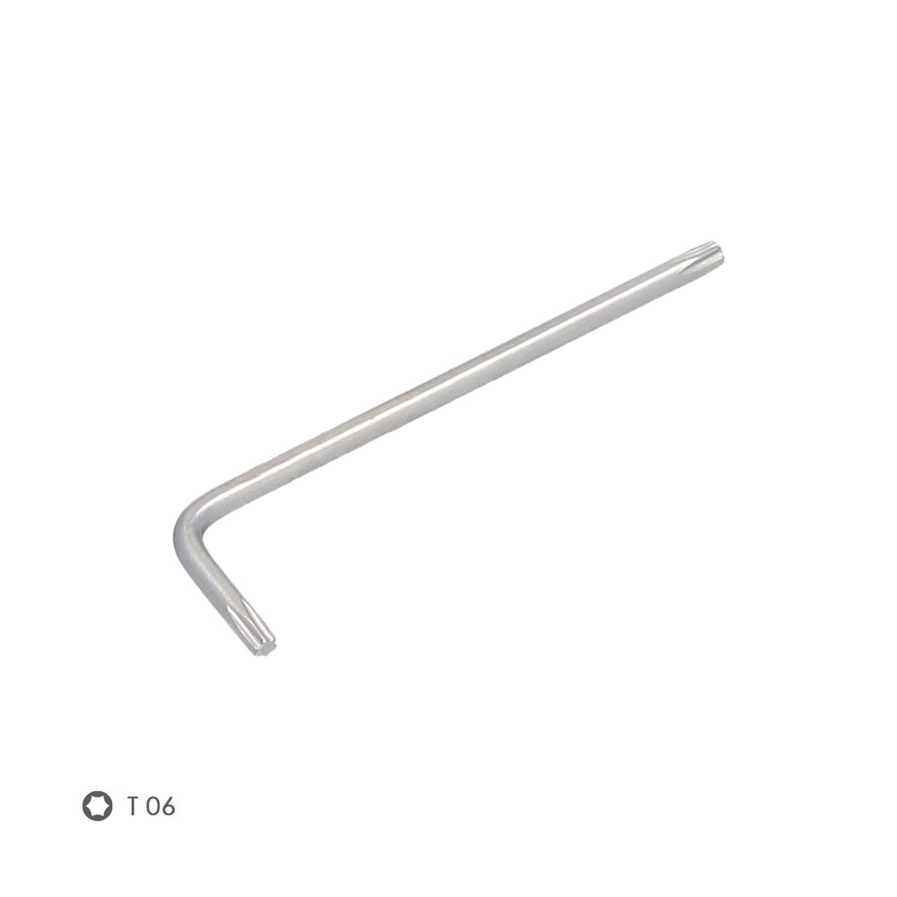 Llave torx standar acero cromo vanadio profesional t06 mm llave estrella, llave allen estrella