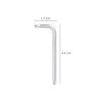 Llave torx inviolable standar acero cromo vanadio profesional t10 mm llave estrella, llave allen estrella