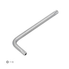 Llave torx inviolable standar acero cromo vanadio profesional t10 mm llave estrella, llave allen estrella