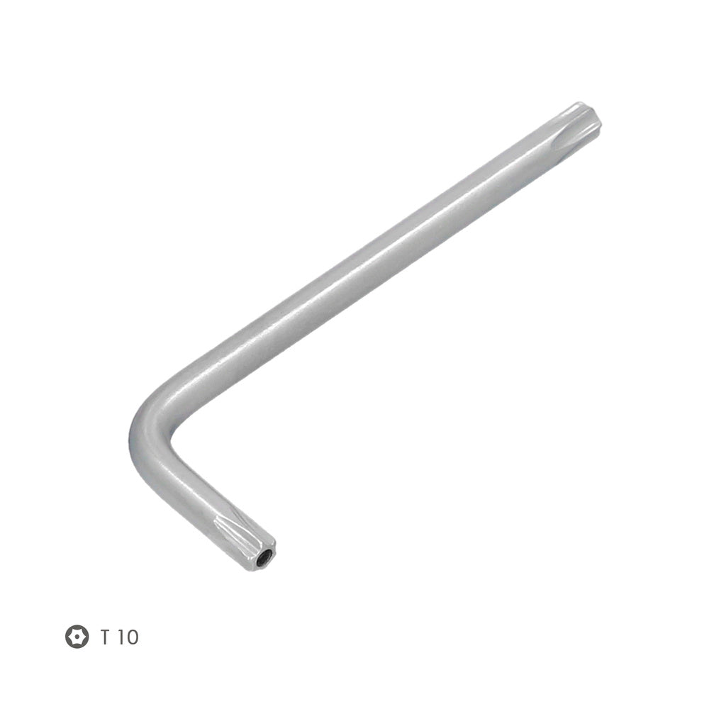 Llave torx inviolable standar acero cromo vanadio profesional t10 mm llave estrella, llave allen estrella