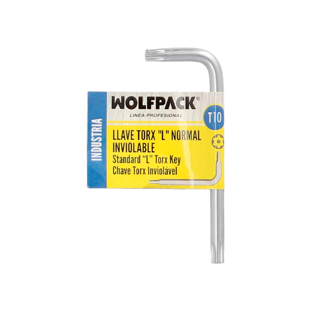 Llave torx inviolable standar acero cromo vanadio profesional t10 mm llave estrella, llave allen estrella