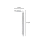 Llave torx inviolable standar acero cromo vanadio profesional t15 mm llave estrella, llave allen estrella
