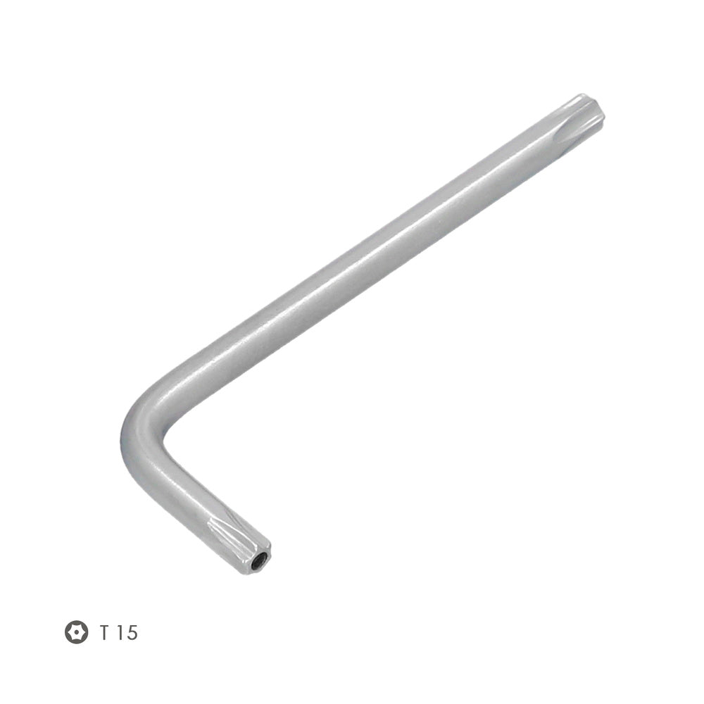 Llave torx inviolable standar acero cromo vanadio profesional t15 mm llave estrella, llave allen estrella