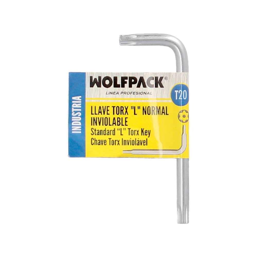Llave torx inviolable standar acero cromo vanadio profesional t20 mm llave estrella, llave allen estrella