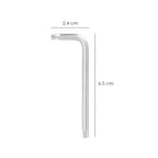 Llave torx inviolable standar acero cromo vanadio profesional t25 mm llave estrella, llave allen estrella