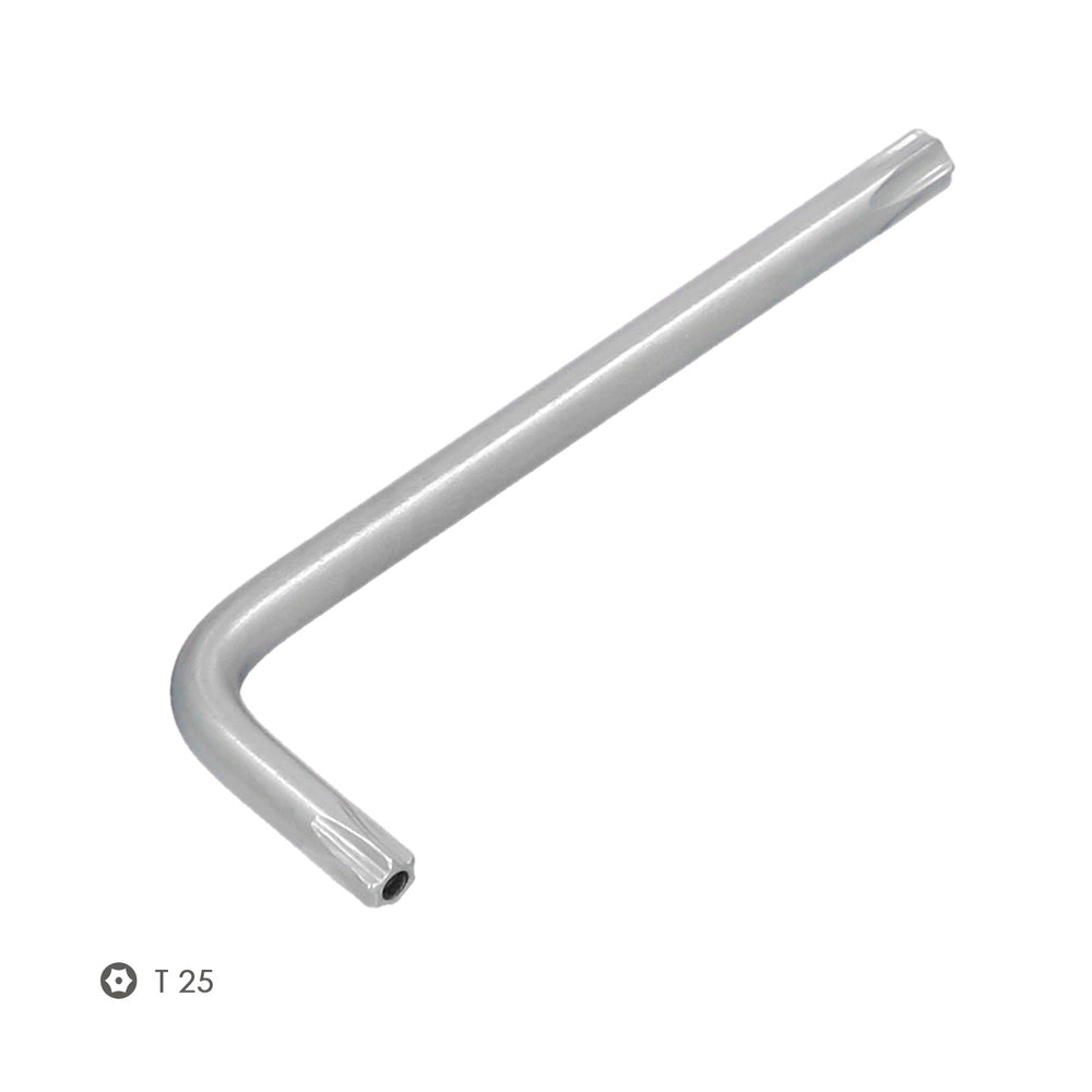 Llave torx inviolable standar acero cromo vanadio profesional t25 mm llave estrella, llave allen estrella
