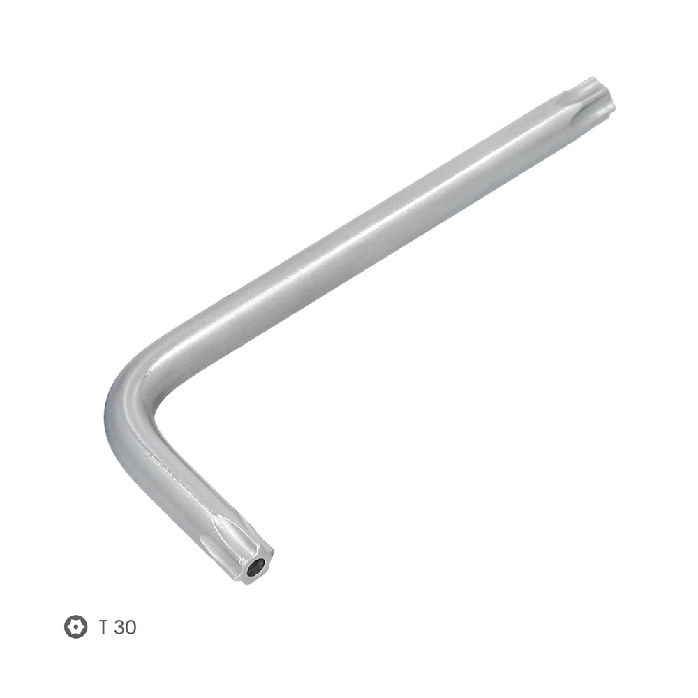 Llave torx inviolable standar acero cromo vanadio profesional t30 mm llave estrella, llave allen estrella