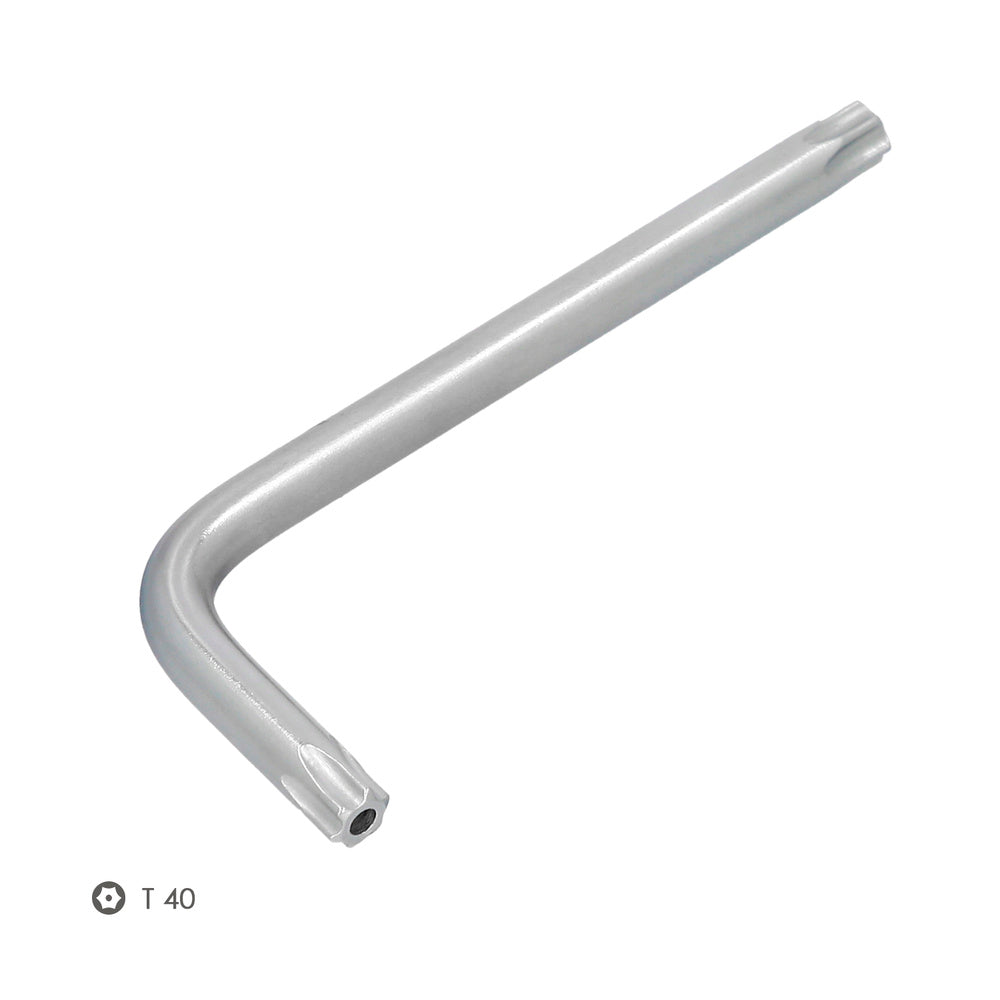 Llave torx inviolable standar acero cromo vanadio profesional t40 mm llave estrella, llave allen estrella