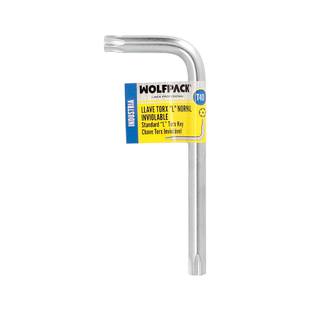 Llave torx inviolable standar acero cromo vanadio profesional t40 mm llave estrella, llave allen estrella