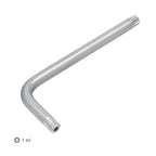 Llave torx inviolable standar acero cromo vanadio profesional t45 mm llave estrella, llave allen estrella