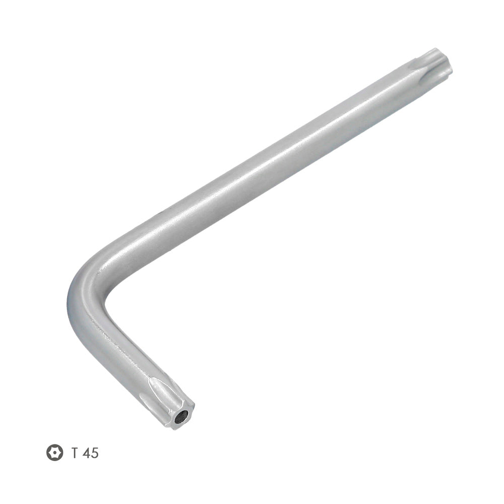 Llave torx inviolable standar acero cromo vanadio profesional t45 mm llave estrella, llave allen estrella
