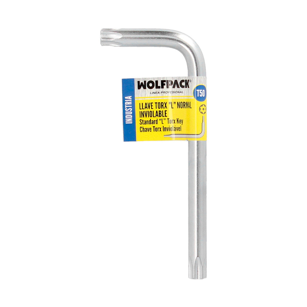 Llave torx inviolable standar acero cromo vanadio profesional t50 mm llave estrella, llave allen estrella