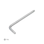 Llave torx larga acero cromo vanadio profesional t06 mm llave estrella, llave allen estrella