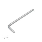 Llave torx larga acero cromo vanadio profesional t07 mm llave estrella, llave allen estrella