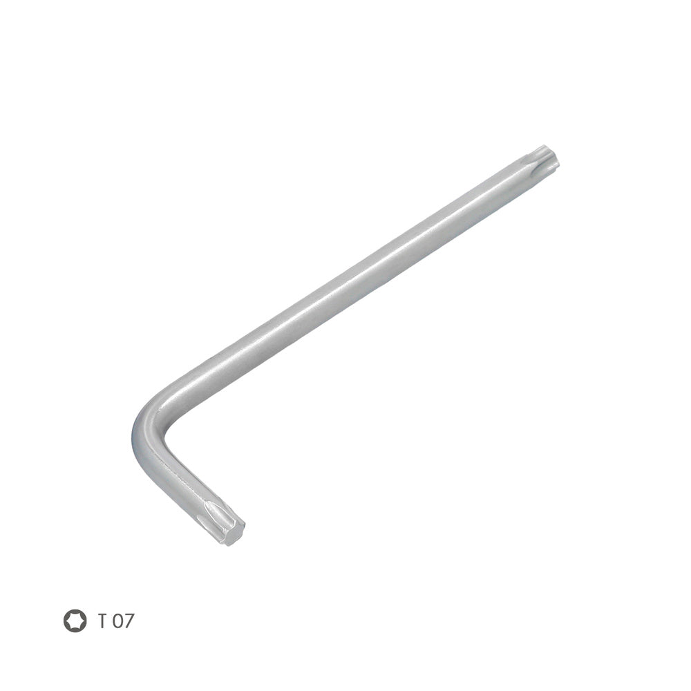 Llave torx larga acero cromo vanadio profesional t07 mm llave estrella, llave allen estrella