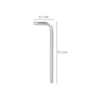 Llave torx inviolable larga acero cromo vanadio profesional t15 mm llave estrella, llave allen estrella
