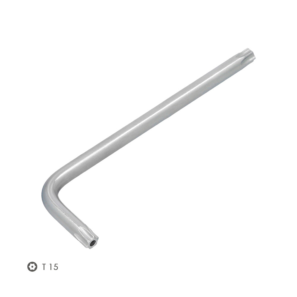 Llave torx inviolable larga acero cromo vanadio profesional t15 mm llave estrella, llave allen estrella