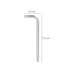 Llave torx inviolable larga acero cromo vanadio profesional t20 mm llave estrella, llave allen estrella