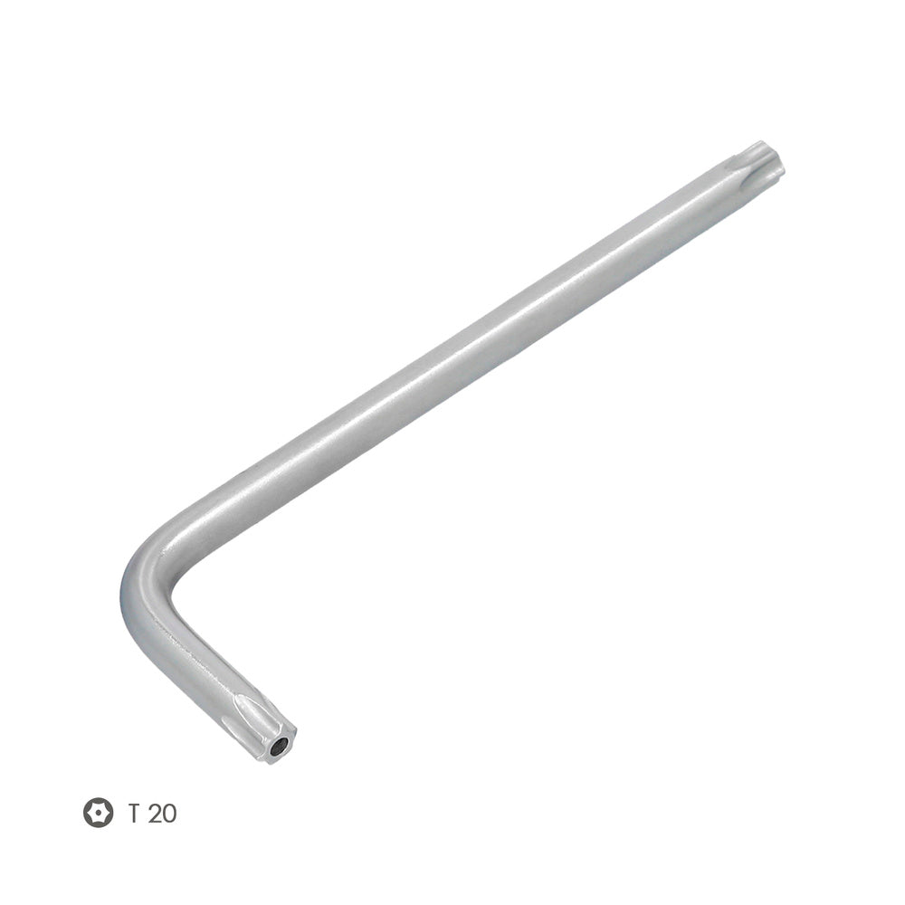 Llave torx inviolable larga acero cromo vanadio profesional t20 mm llave estrella, llave allen estrella
