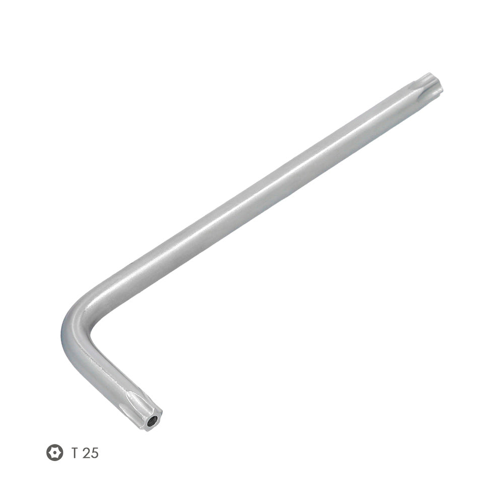 Llave torx inviolable larga acero cromo vanadio profesional t25 mm llave estrella, llave allen estrella