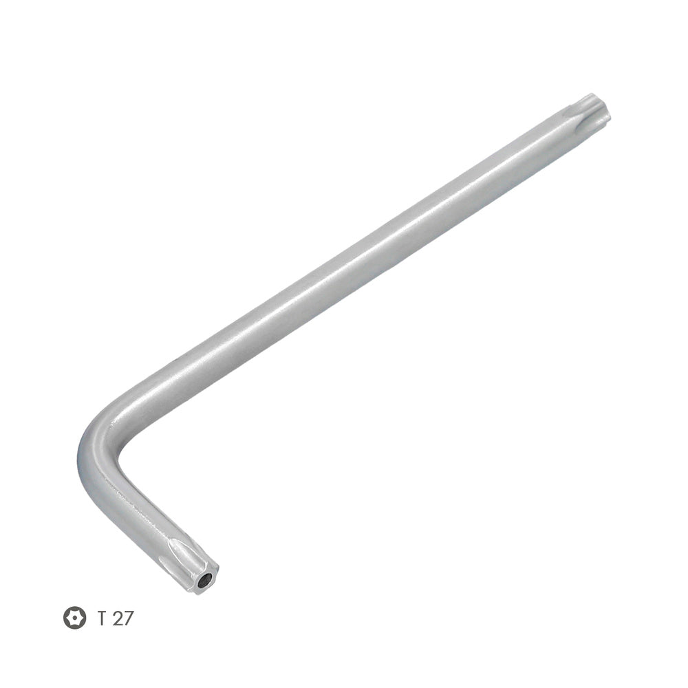 Llave torx inviolable larga acero cromo vanadio profesional t27 mm llave estrella, llave allen estrella
