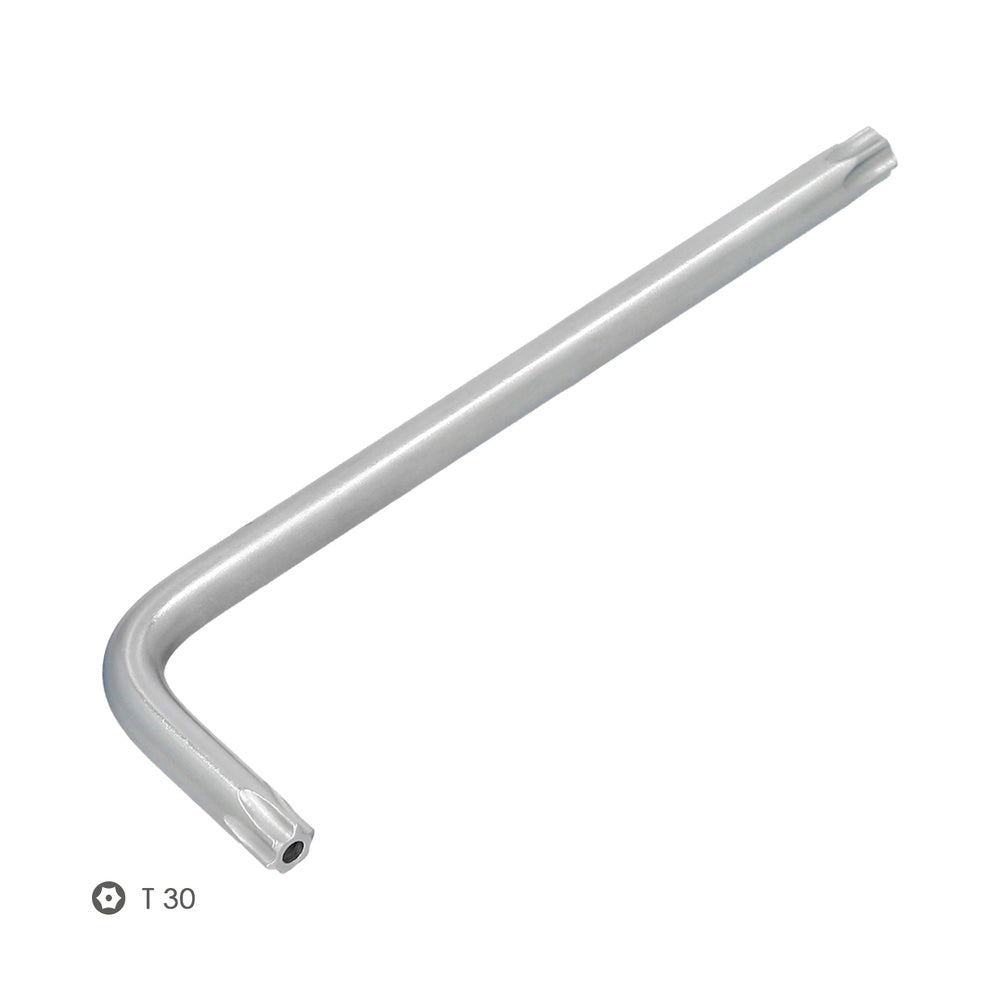 Llave torx inviolable larga acero cromo vanadio profesional t30 mm llave estrella, llave allen estrella