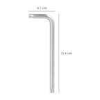 Llave torx inviolable larga acero cromo vanadio profesional t50 mm llave estrella, llave allen estrella
