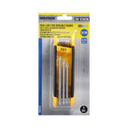 Conjunto de 8 chaves Torx dobráveis ​​invioláveis, incluindo chave sextavada, chave estrela e chave Allen estrela.
