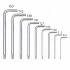 Conjunto de 9 chaves Torx "L" invioláveis