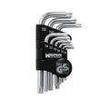 Conjunto de 9 chaves Torx "L" invioláveis