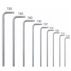 Juego llaves torx "l" 9 piezas largo inviolable