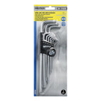 Juego llaves torx "l" 9 piezas largo inviolable