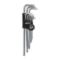 Juego llaves torx "l" 9 piezas largo inviolable