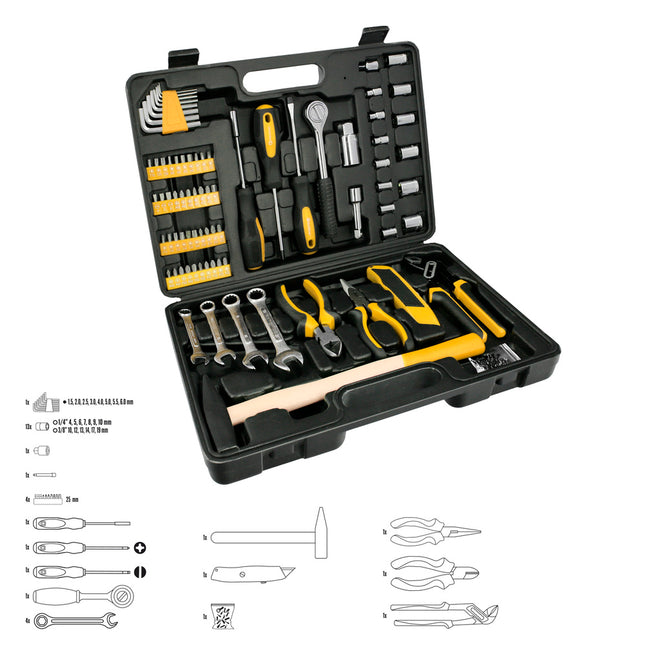 Juego herramientas 160 piezas con maletin