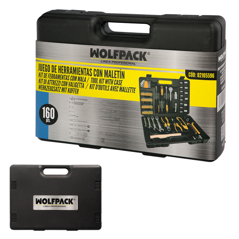 Juego herramientas 160 piezas con maletin