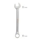 Llave combinada plus 7x7 acero cromo vanadio din 3113. Llave doble boca, llave fija, llave estrella
