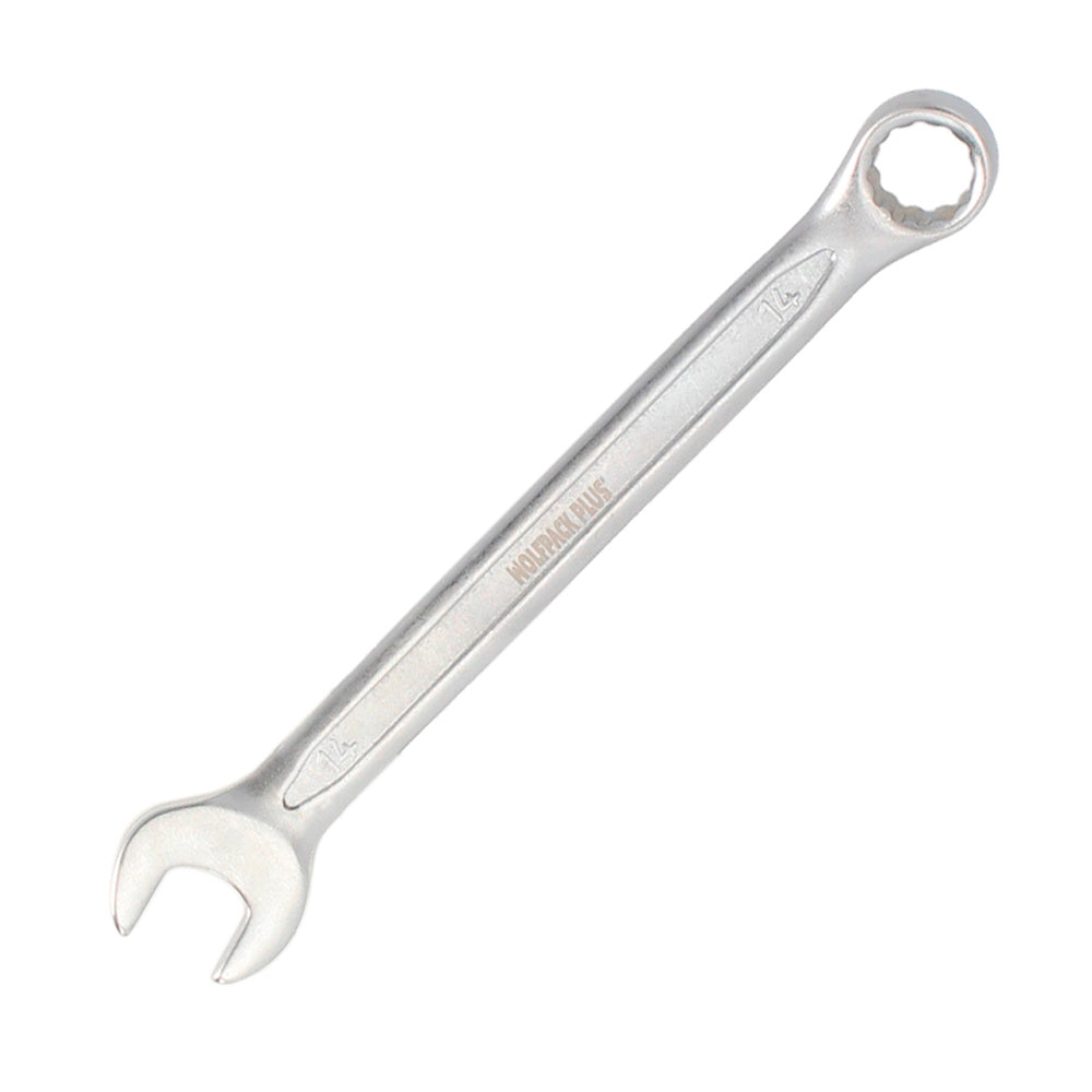 Llave combinada plus 14x14 acero cromo vanadio din 3113. Llave doble boca, llave fija, llave estrella
