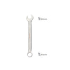 Llave combinada plus 20x20 acero cromo vanadio din 3113. Llave doble boca, llave fija, llave estrella