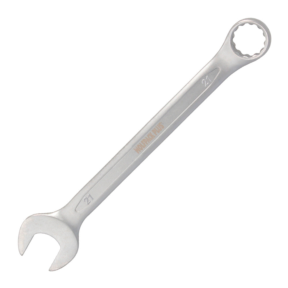 Llave combinada plus 21x21 acero cromo vanadio din 3113. Llave doble boca, llave fija, llave estrella
