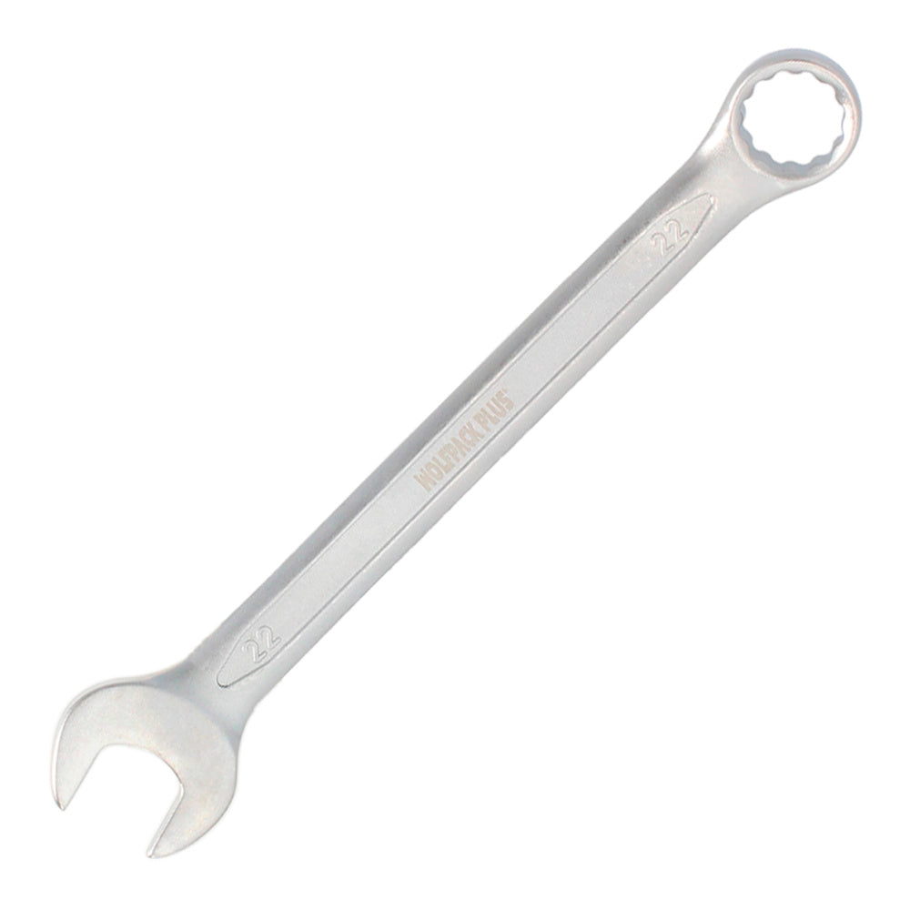 Llave combinada plus 22x22 acero cromo vanadio din 3113. Llave doble boca, llave fija, llave estrella