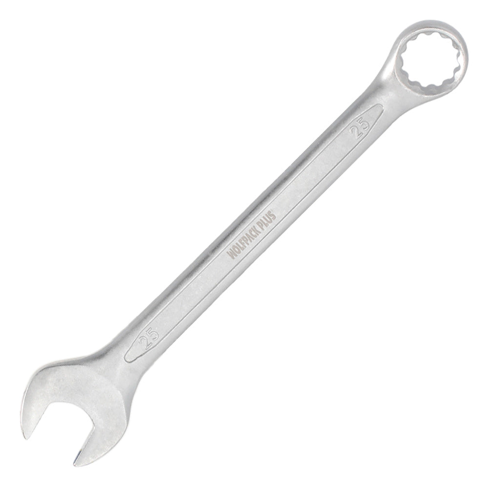 Llave combinada plus 25x25 acero cromo vanadio din 3113. Llave doble boca, llave fija, llave estrella
